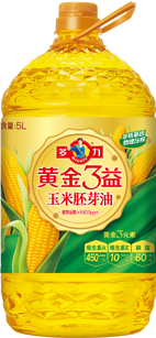 多力黄金3益玉米胚芽油5L