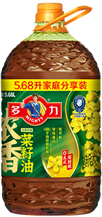 多力浓香菜籽油5L